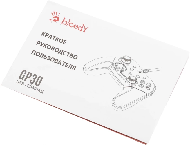 Геймпад A4Tech Bloody GP30 Sports черный/синий USB виброотдача обратная связь (GP30 SPORTS BLUE)