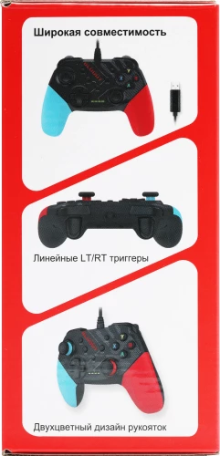 Геймпад A4Tech Bloody GP30 Sports черный/синий USB виброотдача обратная связь (GP30 SPORTS BLUE)