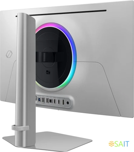 Монитор Samsung 27" Odyssey G6 S27DG600SIXCI черный OLED LED 1ms 16:9 HDMI матовая HAS Piv 250cd 178гр/178гр 2560x1440 360Hz FreeSync Premium Pro DP Quad 2K (1440p) USB 6.9кг