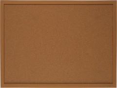 Доска пробковая Cactus CS-CWBD-45X60 пробковая коричневый 45x60см деревянная рама пробка