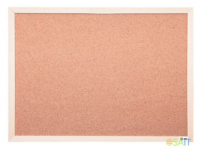 Доска пробковая Cactus CS-CWBD-45X60 пробковая коричневый 45x60см деревянная рама пробка