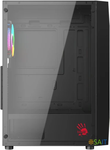 Корпус Bloody BD-CC106F черный без БП ATX 4x120mm 1xUSB2.0 1xUSB3.0 audio bott PSU