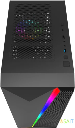 Корпус Bloody BD-CC106F черный без БП ATX 4x120mm 1xUSB2.0 1xUSB3.0 audio bott PSU