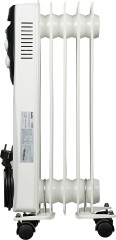 Радиатор масляный Ballu Classic BOH/CL-05WRN 1000Вт белый/черный