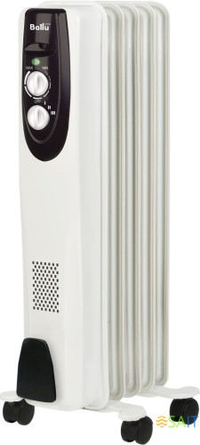 Радиатор масляный Ballu Classic BOH/CL-05WRN 1000Вт белый/черный