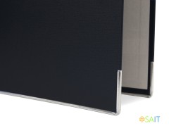 Папка-регистратор Silwerhof 355020-01 A4 50мм ПВХ/бумага черный мет.окант. сборная смен.карм. на кор.