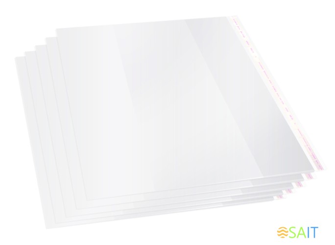 Обложка Silwerhof Монстрики с липк.сл. (набор 5шт) ПП 70мкм гладкая прозр. 233х450мм