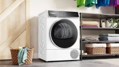 Сушильная машина Bosch Serie 8 WQB245A0BY пан.англ. кл.энер.:A+++ макс.загр.:9кг белый