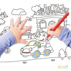 Ролик самоклеящийся для раскрашивания Stick`n 29006 310x3550мм 1цв.в упак. деревня