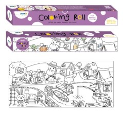 Ролик самоклеящийся для раскрашивания Stick`n 29006 310x3550мм 1цв.в упак. деревня