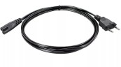 Кабель Premier 5-180 IEC C7 (2-pin) Евровилка 1.5м (5-180(0.5) 1.5) черный (Bulk)