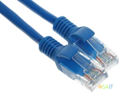 Патч-корд Premier PP12-1.5M/B 1000Гбит/с UTP 4 пары cat.5E CCA molded 1.5м синий RJ-45 (m)-RJ-45 (m)