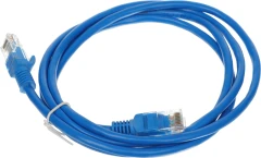 Патч-корд Premier PP12-1.5M/B 1000Гбит/с UTP 4 пары cat.5E CCA molded 1.5м синий RJ-45 (m)-RJ-45 (m)
