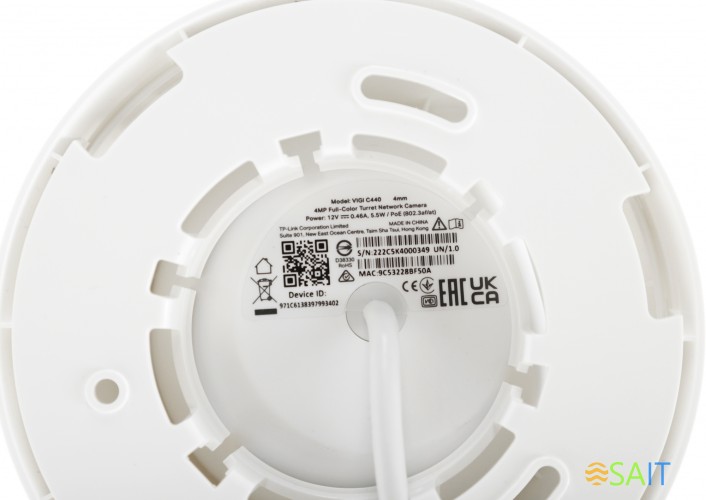 Камера видеонаблюдения IP TP-Link Vigi C440 4-4мм цв. корп.:белый/черный (VIGI C440(4MM))