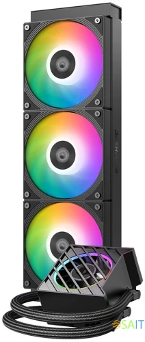 Система водяного охлаждения ID-Cooling Dashflow 360 XT Pro ARGB Soc-AM5/AM4/1200/1700/1851 черный 4-pin 32.5dB Al 350W Ret