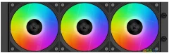 Система водяного охлаждения ID-Cooling Dashflow 360 XT Pro ARGB Soc-AM5/AM4/1200/1700/1851 черный 4-pin 16-34dB Al+Cu 350W Ret