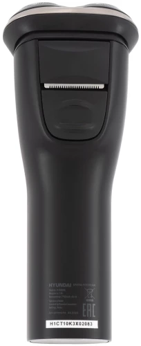 Бритва роторная Hyundai H-SH8090 реж.эл.:3 питан.:аккум. черный/золотистый