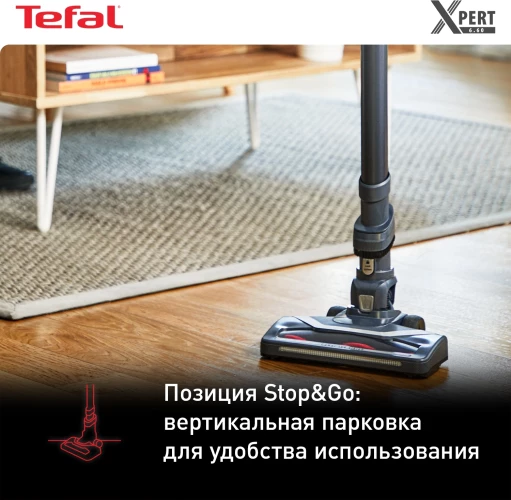 Пылесос Tefal TY6838WO серый/фиолетовый