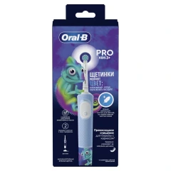 Зубная щетка электрическая Oral-B Vitality Pro Kids детская голубой