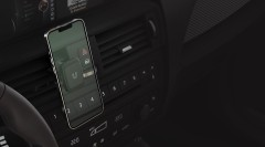 Держатель Uzay магнитный черный для смартфонов (UZ-MM-01-BK)