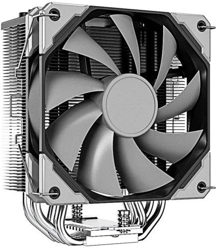 Устройство охлаждения(кулер) ID-Cooling SE-214-XT Basic Soc-AM5/AM4/1200/1700/1851 черный 4-pin 16-27dB Al+Cu 180W 500gr Ret