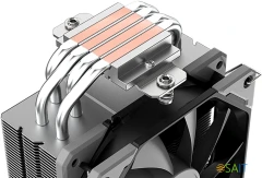 Устройство охлаждения(кулер) ID-Cooling SE-214-XT Basic Soc-AM5/AM4/1200/1700/1851 черный 4-pin 16-27dB Al+Cu 180W 500gr Ret