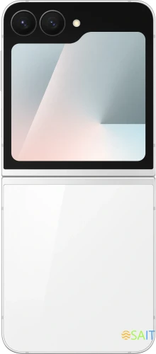 Смартфон Samsung SM-F761B Galaxy Z Flip7 FE 256Gb 8Gb белый раскладной 3G 4G 1Sim 6.7" 1080x2640 Android 16 50Mpix 802.11 a/b/g/n/ac/ax NFC GPS GSM900/1800 GSM1900 Protect