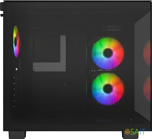 Корпус Montech King 65 PRO черный без БП ATX 8x120mm 6x140mm 2xUSB3.0 audio bott PSU