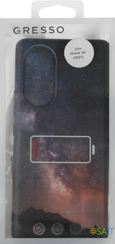 Чехол (клип-кейс) Gresso для Honor 50 Meridian черный (GR17AAAE8873)