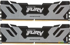Память DDR5 2x32GB 6400MHz Kingston KF564C32RSK2-64 Fury Renegade Silver XMP RTL Gaming PC5-51200 CL32 DIMM 288-pin 1.4В kit dual rank с радиатором Ret