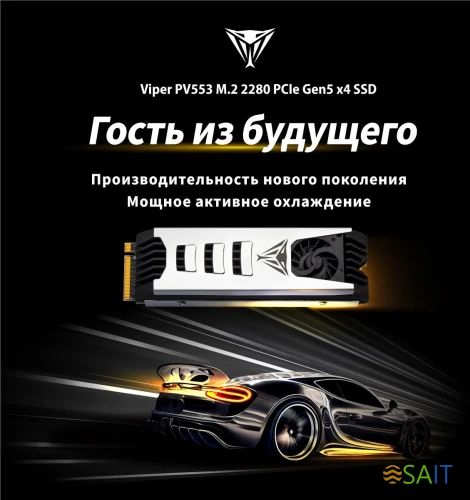 Накопитель SSD Patriot PCIe 5.0 x4 4TB PV553P4TBM28H PV553 M.2 2280