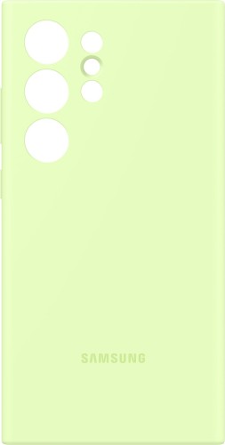 Чехол (клип-кейс) Samsung для Samsung Galaxy S24 Ultra Silicone Case S24 Ultra лайм (EF-PS928TGEGRU)
