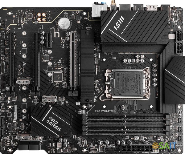 Материнская плата MSI PRO Z790-P WIFI Soc-1700 Intel Z790 4xDDR5 ATX AC`97 8ch(7.1) 2.5Gg RAID+HDMI+DP