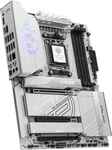 Материнская плата MSI MPG X870E EDGE TI WIFI SocketAM5 AMD X870E 4xDDR5 ATX AC`97 8ch(7.1) 5Gigabit RAID+HDMI