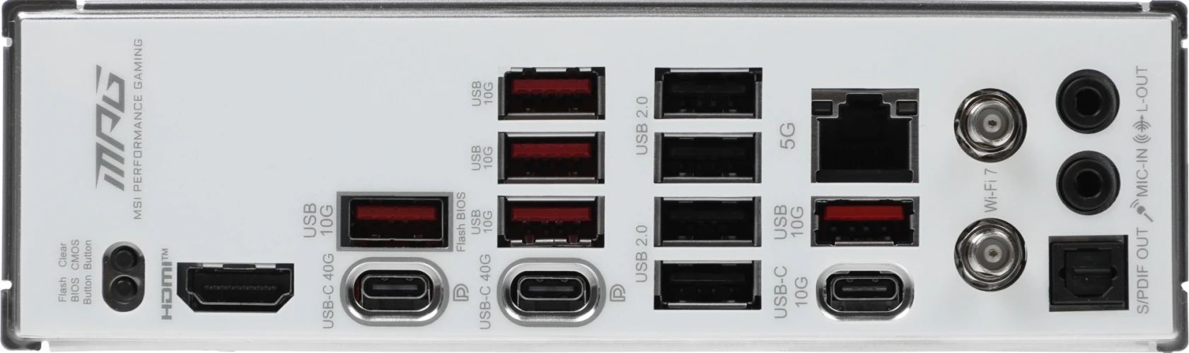 Материнская плата MSI MPG X870E EDGE TI WIFI SocketAM5 AMD X870E 4xDDR5 ATX AC`97 8ch(7.1) 5Gigabit RAID+HDMI