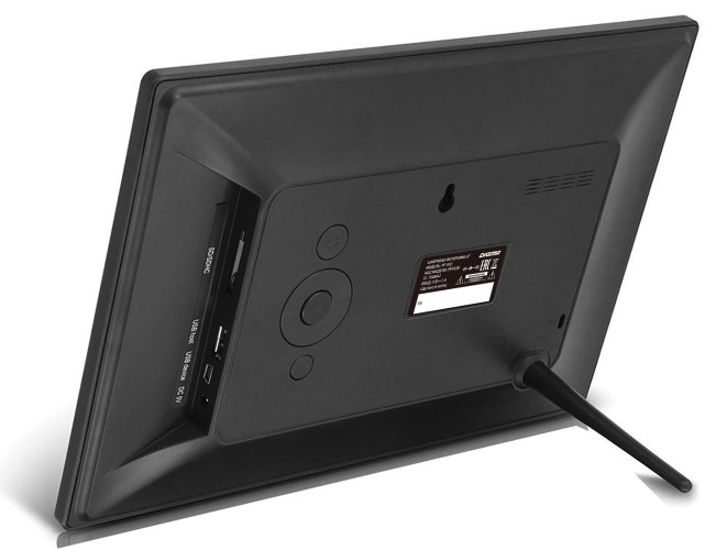 Фоторамка Digma 9" PF-932 IPS 1024x600 черный пластик ПДУ Видео