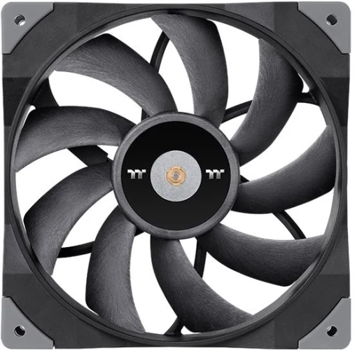 Вентилятор для корпуса Thermaltake Toughfan 14 140х140x25 черный 4-pin 33.2дБ (упак.:2шт) (CL-F085-PL14BL-A) Ret