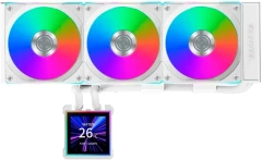 Система водяного охлаждения Lian-Li HydroShift II LCD-S 360CL ARGB Soc-AM5/AM4/1700/1851 белый 4-pin 30dB Al LCD Ret (G89.GHS2LCDS36CW.R0)