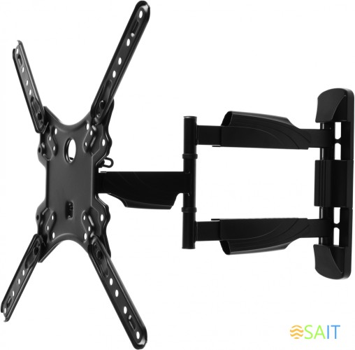 Кронштейн для телевизора Ultramounts UM871 черный 23"-55" макс.35кг настенный поворотно-выдвижной и наклонный