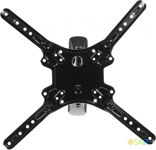 Кронштейн для телевизора Ultramounts UM871 черный 23"-55" макс.35кг настенный поворотно-выдвижной и наклонный