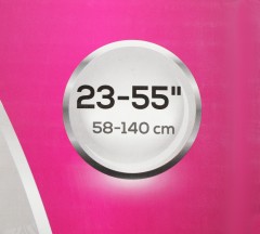 Кронштейн для телевизора Ultramounts UM871 черный 23"-55" макс.35кг настенный поворотно-выдвижной и наклонный