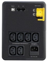 Источник бесперебойного питания APC Back-UPS BX1200MI 650Вт 1200ВА черный