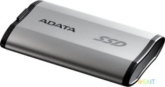 Накопитель SSD A-Data USB-C 500GB SD810-500G-CSG SD810 1.8" серый
