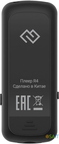 Плеер Flash Digma R4 8Gb черный/0.8"/FM/microSDHC/clip