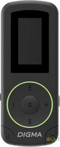 Плеер Flash Digma R4 8Gb черный/0.8"/FM/microSDHC/clip