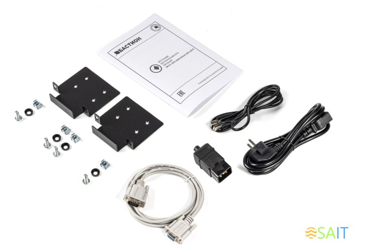 Источник бесперебойного питания Бастион Skat-UPS 3000-Rack-ON-6X9-E 2700Вт 3000ВА черный