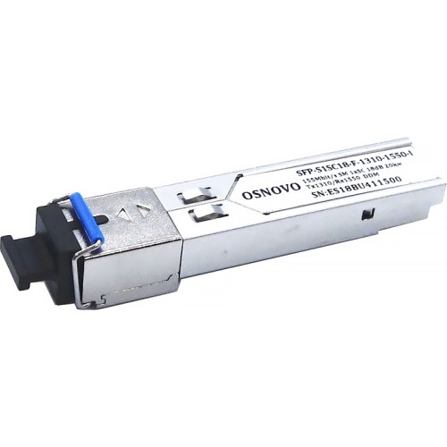 Трансивер OSNOVO SFP-S1SC18-F-1310-1550-I