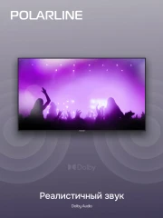 Телевизор LED PolarLine 65" 65PU51TC-SM черный 4K Ultra HD 60Hz DVB-T DVB-T2 DVB-C DVB-S2 USB WiFi Smart TV (RUS)