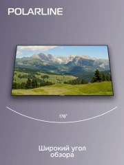 Телевизор LED PolarLine 65" 65PU51TC-SM черный 4K Ultra HD 60Hz DVB-T DVB-T2 DVB-C DVB-S2 USB WiFi Smart TV (RUS)