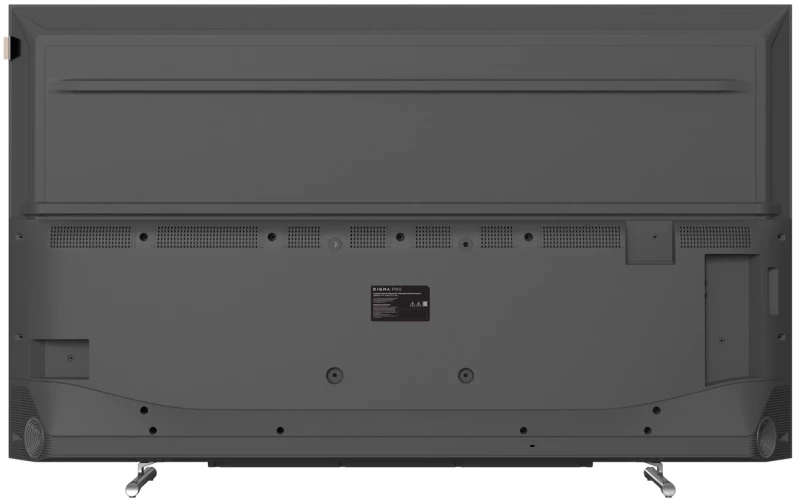 Телевизор QLED Digma Pro 65" QLED 65L Google TV Frameless черный/серебристый 4K Ultra HD 120Hz HSR DVB-T DVB-T2 DVB-C DVB-S DVB-S2 USB WiFi Smart TV